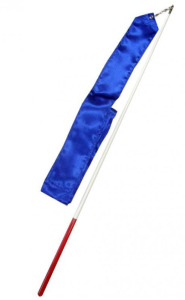 Gymnastická stuha + tyčka tmavě modrá
