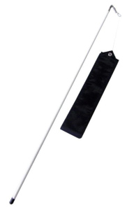 Gymnastická stuha OFFICIAL FANTASIA + tyčka Černá