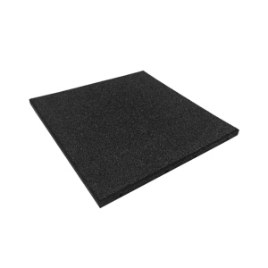 Gumová fitness podlaha Sedco Outdoor 50x50x2 cm černá