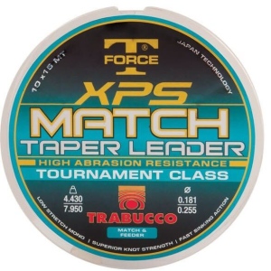 Trabucco Ujímaný vlasec TF XPS Match Taper Leader 10x15m|0,165 - 0,221mm