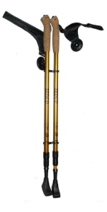 Trekové hole Sedco NORDIC WALKING ALU7075 65-140 cm zlatá