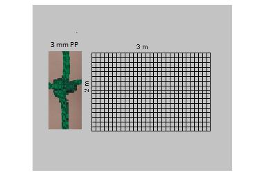 Záclonka 3x2 m zelená KV Řezáč zelená