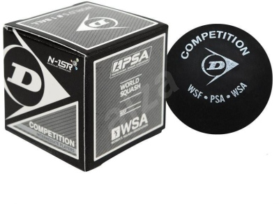 DUNLOP PRO COMPETITION SQUASH BALL  žlutá tečka