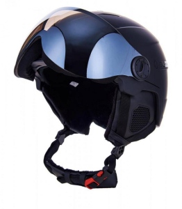 Lyžařská přilba Blizzard DOUBLE VISOR BLACK-MAT 60-63 černá