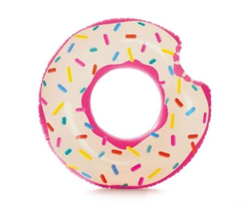 Kruh plavecký DONUT INTEX 107 x 99 cm růžová