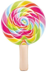 Lehátko INTEX nafukovací lízátko LOLLIPOP 208x135 cm růžová