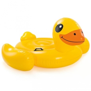 Plovoucí ostrov INTEX MEGA YELLOW DUCK 56286 žlutá