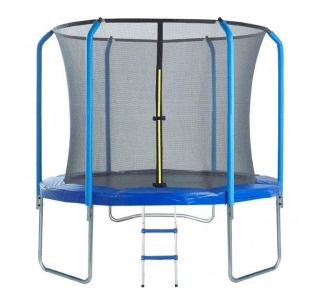 Trampolína SEDCO LUX SET 244 cm + síť a žebřík v ceně MODRA Modrá