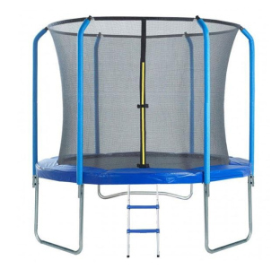 Trampolína SEDCO LUX SET 244 cm + síť a žebřík v ceně MODRA Modrá