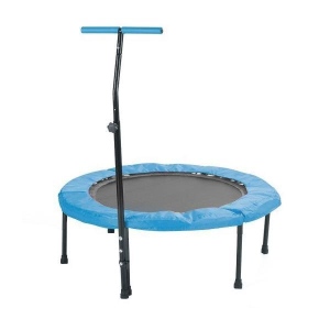 Trampolína SEDCO fitness s madlem kruhová 110 cm Modrá