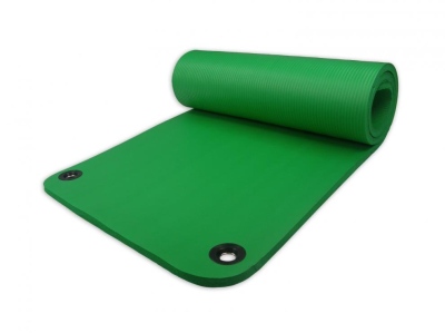 Karimatka na cvičení YOGA HARMONY PROFI 180x60x1,5 cm zelená