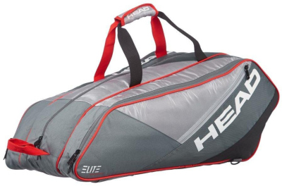 Tenis taška na rakety HEAD ELITE 12R MONSTERCOMBI - BKRD šedá