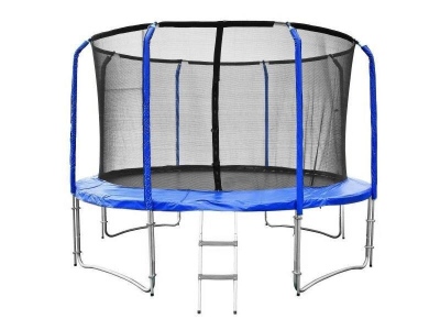 Trampolína SEDCO SUPER LUX SET 396 cm + síť a žebřík Modrá