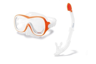 Potápěčský SET Intex 55647 WAVE RIDER oranžová