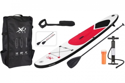 Paddleboard XQ MAX SUP 305 - RED VULCANO SET bílá