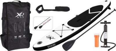 Paddleboard XQ MAX SUP 305 - BLACK SHARK SET bílá