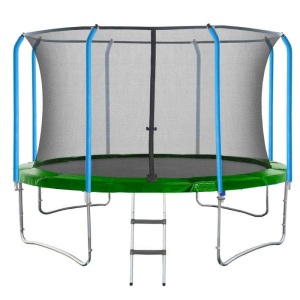 Trampolína SEDCO LUX SET 427 cm + síť a žebřík zelená