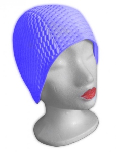 Koupací čepice EFFEA 1800/4 RUBBER SWIMCAP modrá