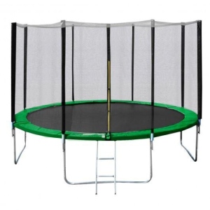 Trampolína SEDCO 426 cm síť a žebřík v ceně zelená