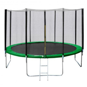 Trampolína SEDCO 426 cm síť a žebřík v ceně zelená