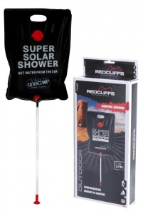 Outdoorová solární sprcha REDCLIFFS CAMPING SOLAR SHOWER 15l