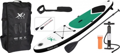 Paddleboard XQ MAX SUP 320 - GREEN SEAGLASS SET bílá