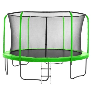 Trampolína SEDCO SUPER LUX SET 458 cm + síť a žebřík zdrama zelená