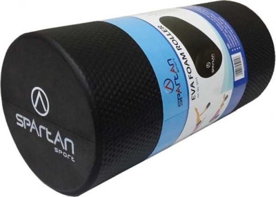 Masážní VÁLEC SPARTAN FOAM ROLLER 15 x 30 cm černá