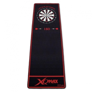 Podložka/koberec na šipky XQ MAX DARTMAT 80x237cm červená