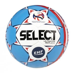 Míč házená Select HB Ultimate EURO 2020 Replica - 3 modrá