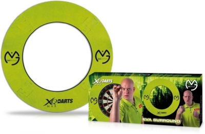 Šipky s terčem XQMax MvG Dartboard Surround zelená