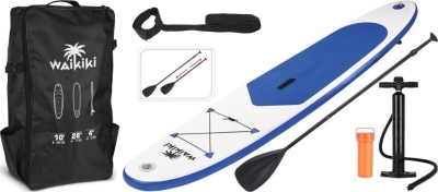 Paddleboard XQ MAX WAIKIKI SUP 305 - BLUE SET bílá