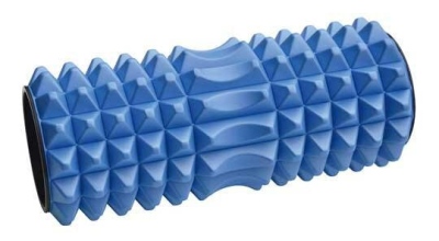 Masážní pěnový válec SPARTAN FOAM ROLLER 30x13 cm modrá