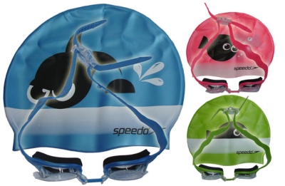 Sada brýle plavecké + čepice plavecká - dětské SPEEDO P1406