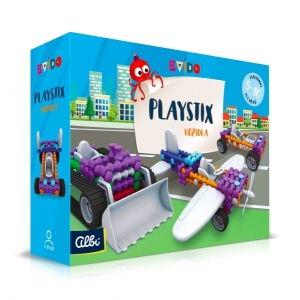 Albi 35372 KVÍDO - STAVEBNICE PLAYSTIX - VOZIDLA 146 DÍLKŮ