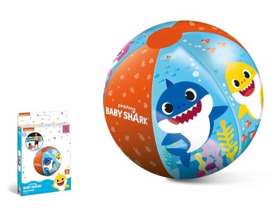 Nafukovací MONDO plážový míč Baby Shark 50 cm modrá