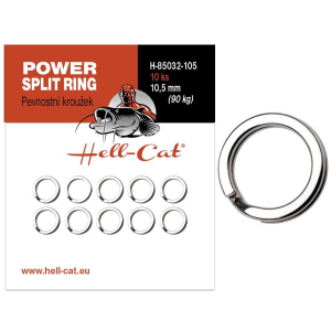 Hell-Cat Pevnostní kroužek Power Split Ring 10ks|vel.9,0mm (70kg)