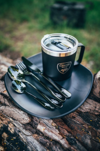 Giants fishing Akční set Pánev na vaření Eazi Pan Medium + Nerezový thermo hrnek 400ml