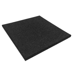 Gumová fitness podlaha Sedco Outdoor 100x100x2 cm černá