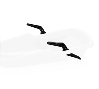 Náhradní brzdy k bobům PLASTKON Twister a Cyclone - 1 pár černá