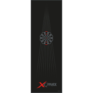 Podložka/koberec na šipky XQ MAX DART MAT DESIGNED červená