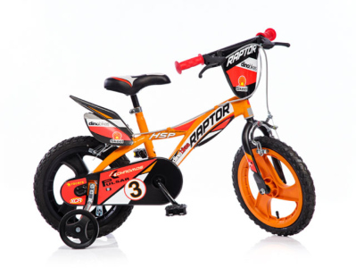 Dětské kolo Dino 14&quot; oranžové