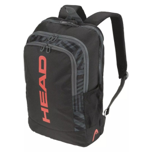 Tenisový batoh Head Base Backpack 17L black/neon orange černá