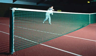 Tenisová síť Merlin PES 3,5 mm s lemem, bez dvojitých řad