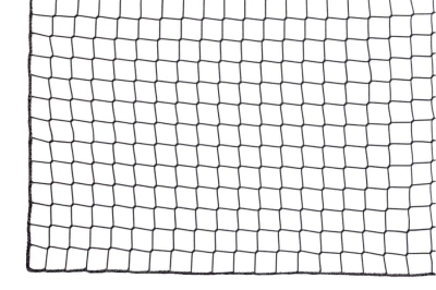 Ochranná síť PP 3,0 mm, oko 45 mm, černá, vodoodpudivá úprava