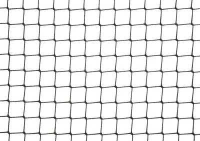 Ochranná síť PP 1,5 mm, oko 20 mm, černá, neobšitá