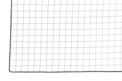 Ochranná síť PP 1,5 mm, oko 50 mm, černá, nehořlavá úprava