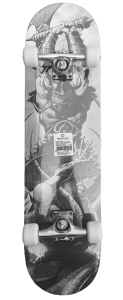 Skateboard 31X8 CN DECK ABEC3 Spartan bílá