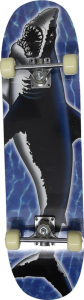 Skateboard 31X8 CN DECK ABEC3 Spartan modrá