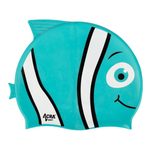 Dětská plavecká koupací čepice, NEMO, tyrkysová